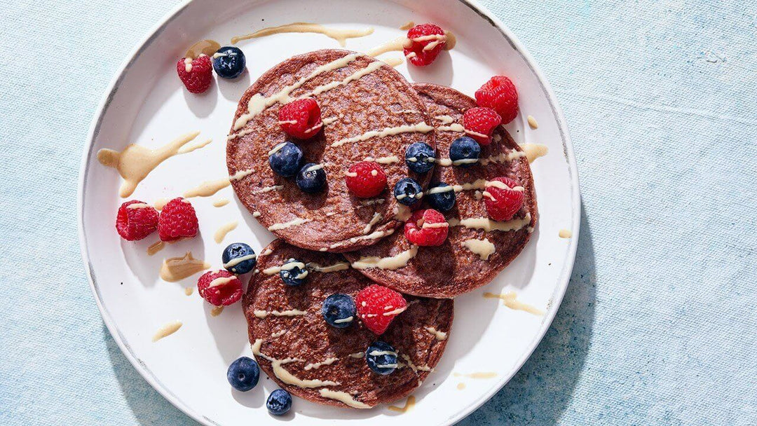 Ride Fuel PB&J Blender Pancakes